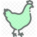 Hen Bird Poultry Icon