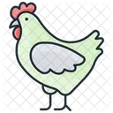 Hen Chicken Animal Icon