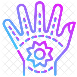 Henna hand  Icon