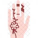 Henna Hand  Icon