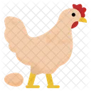 Geflugel Huhn Bauernhof Symbol