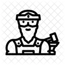 Hephaestus Greek God Icon