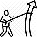 Herausforderung Mutprobe Seil Symbol