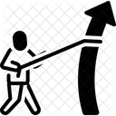 Herausforderung Mutprobe Seil Symbol