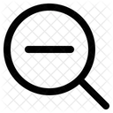 Verkleinern Zoom Web Symbol