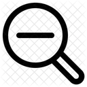 Verkleinern Zoom Web Symbol