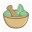 Herb In Mortar And Pestle  アイコン