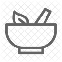 Herbal Mortar Pestle Icon
