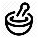 Herbal Mortar Drug Icon
