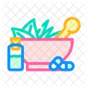 Herbal Medicine Ayurveda Icon