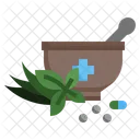 Herbal Medicine Ayurveda Therapy Icon