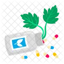 Herb Stickers Herbal Therapy Herbal Remedies Icon