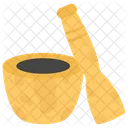 Herbal Treatment Herbal Mortar Holistic Health Icon