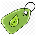 Herbal Tag Label Leaf Symbol