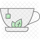 Herbal Tea Lineal Color Icon Icon