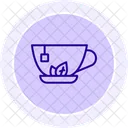 Herbal Tea Color Circle Icon Icon