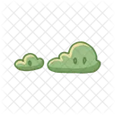 Kawaii Herbe Heureux Icône