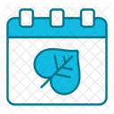 Herbst Jahreszeit Kalender Symbol