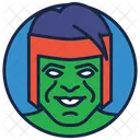 Hercules Warrior Cartoon Character Icon