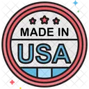 Made In USA Hergestellt In Den USA Aufkleber Symbol