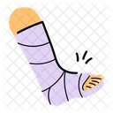 Herida del pie  Icono