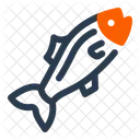 Hering Fisch Meeresfruchte Symbol