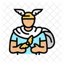 Hermes Greek God Icon