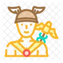 Hermes Greek God Icon