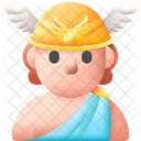 Hermes God Art Icon