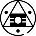 Hermetisch Luftdicht Technologie Symbol