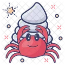 Hermit Crab Seafood Sea Creature Icon