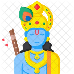 Der Herr Krishna  Symbol