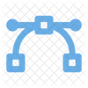 Herramienta Bézier  Icono