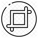 Recorte Herramienta De Recorte Herramienta De Diseno Icono