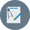 Dibujo Divisor Lapiz Icono