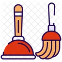 Herramienta de limpieza  Icono