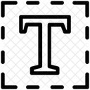 Diseno Grafico Texto T Icono
