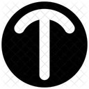 Herramienta de texto de área  Icono