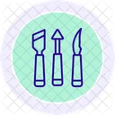 Herramienta Para Esculpir Icono