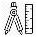 Herramienta De Dibujo Dibujo Matematicas Icono