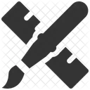 Cepillo Diseno Regla Icono