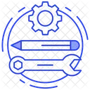 Herramienta De Proceso Diseno De Equipos Herramientas De Reparacion Icono