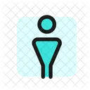 Männer-Toilettenschild  Symbol