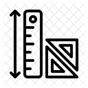 Lineal Messung Mathematik Symbol