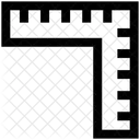 Geometrie Werkzeug Lineal Messwerkzeug Symbol