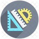 Werkzeug Massstab Bleistift Icon