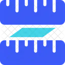 Lineal Lineal Tippen Messen Symbol