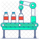 Produktion Herstellung Flaschenherstellung Symbol