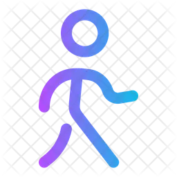 Herumlaufen  Symbol