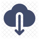 Cloud Schnittstelle Download Symbol